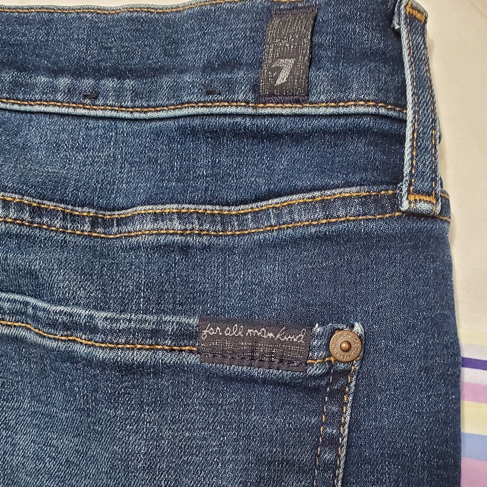7 for all mankind men’s jeans active sport “slimmy” straight leg size 36 NWOT - Picture 5 of 9